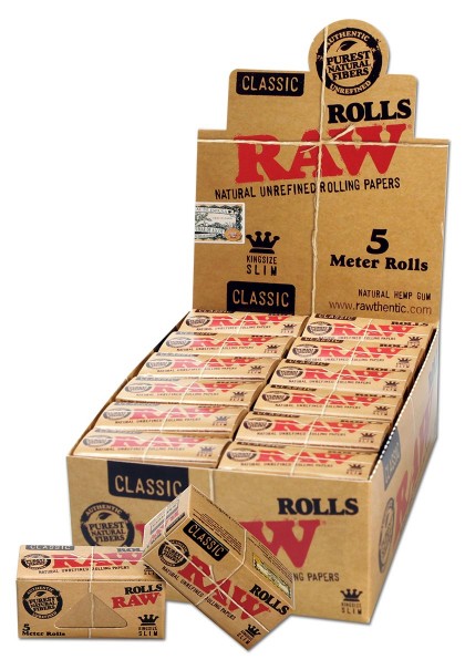 RAW Rolls Zigarettenpapier King Size Slim