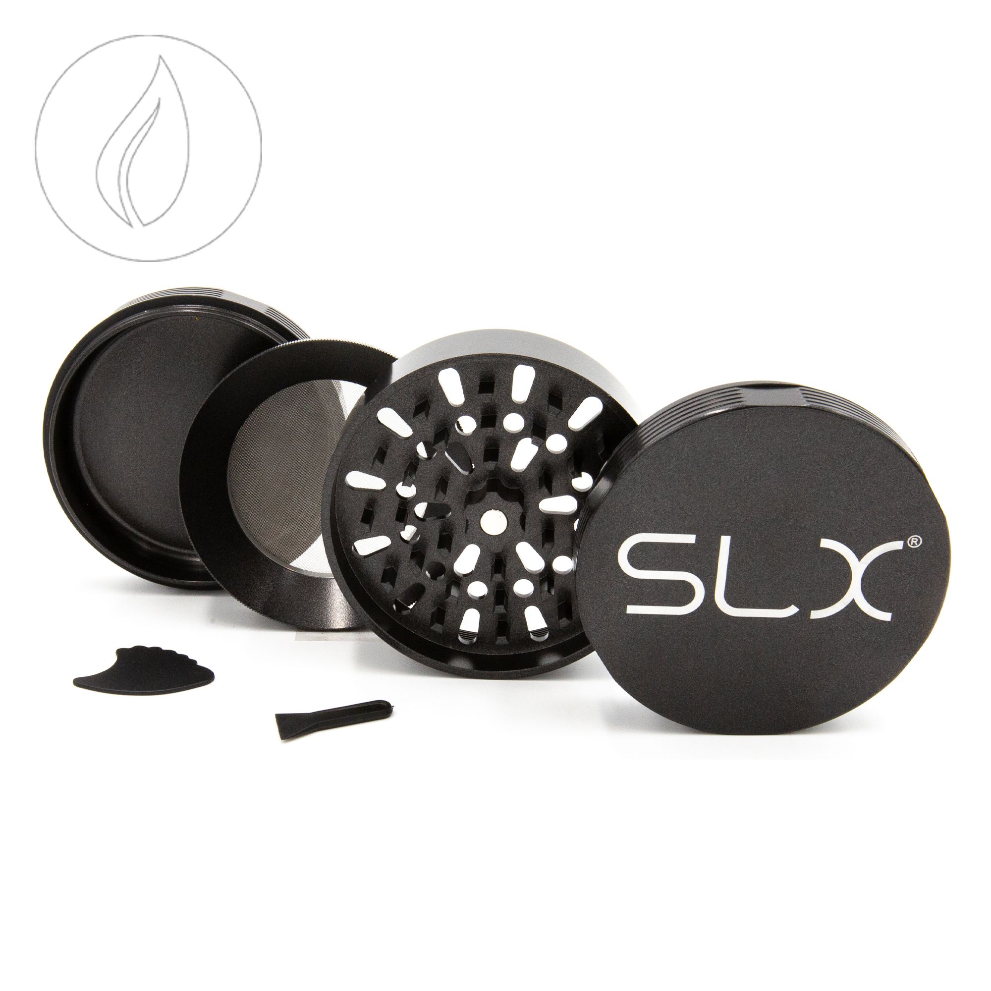 SLX Grinder No Sticky schwarz 88mm