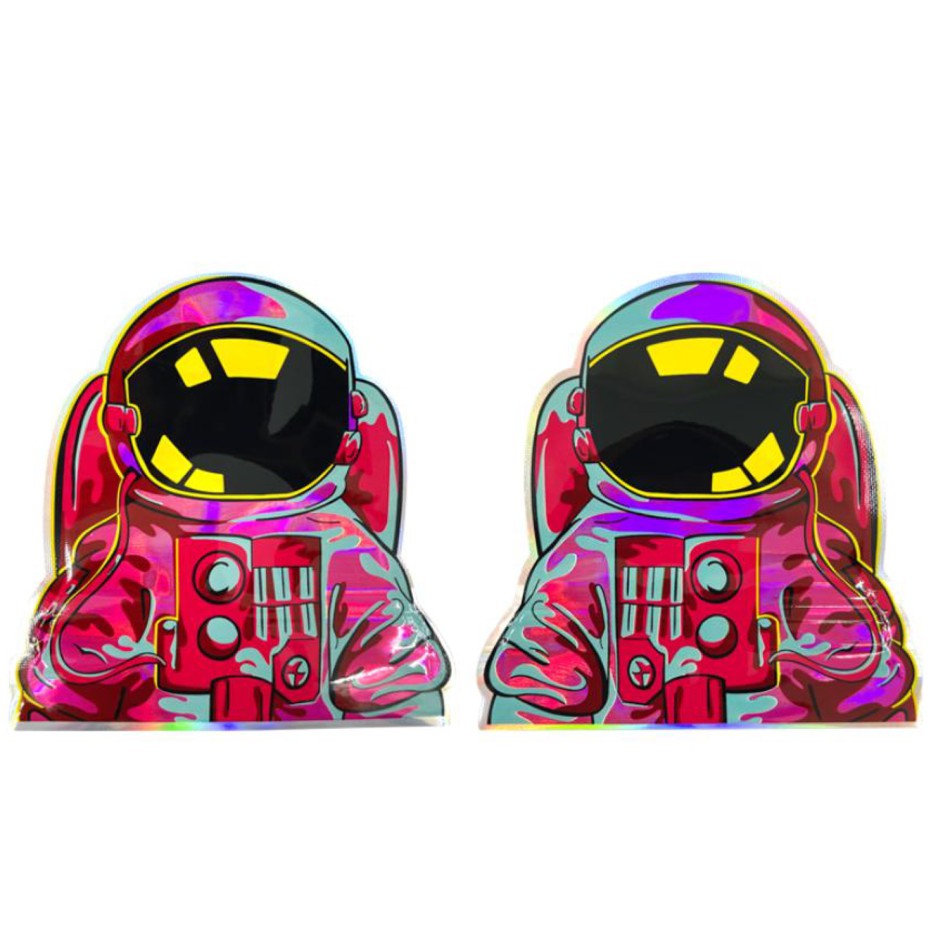 Mylar-Beutel "ASTRONAUT" (Cali Pack) mit Zipper, 3,5 g – VE-100